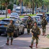 חיילים ברחובות העיר שדרות. | יוסי זמיר, פלאש 90