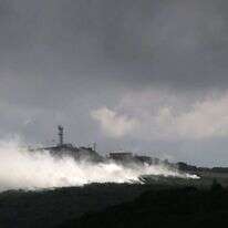 תוצאותיו של שיגור טיל נ"ט של חיזבאללה. | AFP