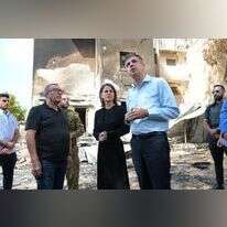 שרת החוץ של גרמניה, אנאלנה ברבוק, בביקור בדרום עם שר החוץ אלי כהן. | שלומי אמסלם, משרד החוץ