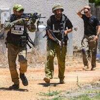 כיתת הכוננות של קיבוץ מלכיה במהלך תרגיל. | אייל מרגולין/פלאש90