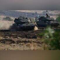 טנקים של צה"ל סמוך לגבול הצפון. | אייל מרגולין, פלאש 90