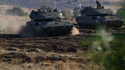 טנקים של צה"ל סמוך לגבול הצפון. | אייל מרגולין, פלאש 90