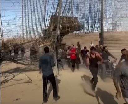 "בלתי מעורבים" בעזה פורצים לתוך ישראל