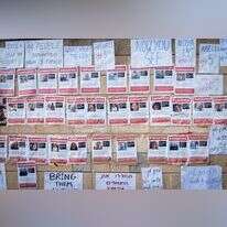 הפגנה של משפחות החטופים מחוץ למשרד הביטחון. | אבשלום ששוני, פלאש 90