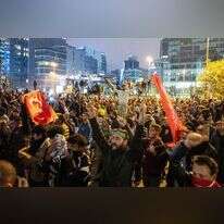 הפגנות מול שגרירות ישראל בטורקיה. | AFP