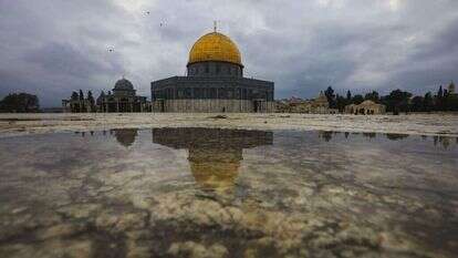 כיפת הסלע ביום גשום בירושלים. | ג'מאל עוואד/פלאש90 כיפת הסלע ביום גשום בירושלים. | ג'מאל עוואד/פלאש90