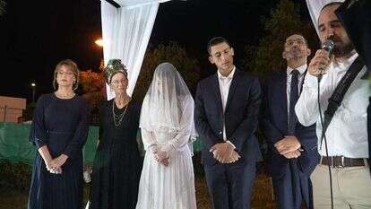 חתונת יונתן וגליה פרץ. | באדיבות המשפחה