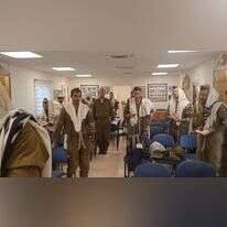 התפילה בבית הכנסת בבארי