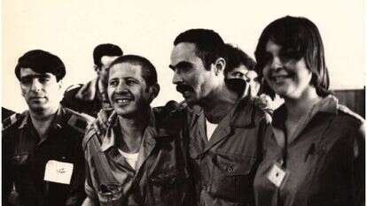 קבלת הפנים במועדון חיל האוויר בנתב"ג, 19 בנובמבר 1973. | אלי תבור, מתוך הספר