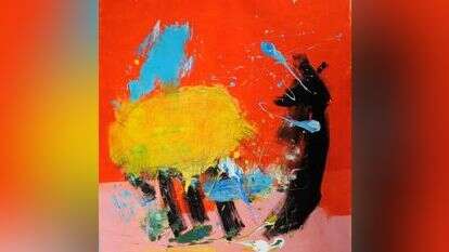 רמי קואנקה, אקריליק על בד, 2022