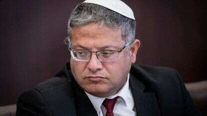 השר בן־גביר. | חיים גולדברג - פלאש 90