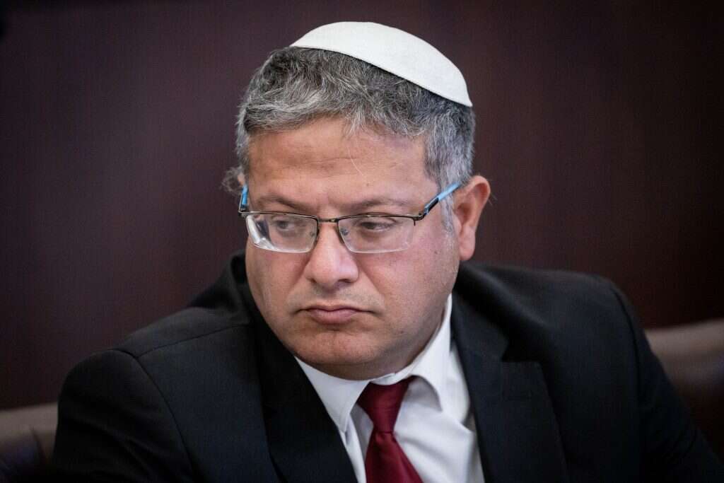 השר בן־גביר. | חיים גולדברג - פלאש 90