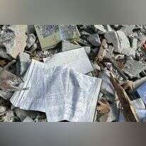 ספר האגדה בחורבות בית בקיבוץ בארי. | חגי סגל