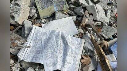 ספר האגדה בחורבות בית בקיבוץ בארי. | חגי סגל ספר האגדה בחורבות בית בקיבוץ בארי. | חגי סגל