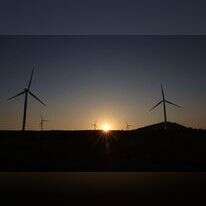 טורבינות רוח ברמת הגולן. | דוד כהן/פלאש90