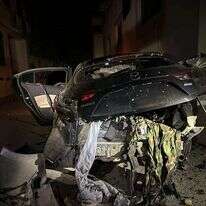 רכב תופת שהושמד בו נמצאו מטענים וציוד צבאי. | דו"צ