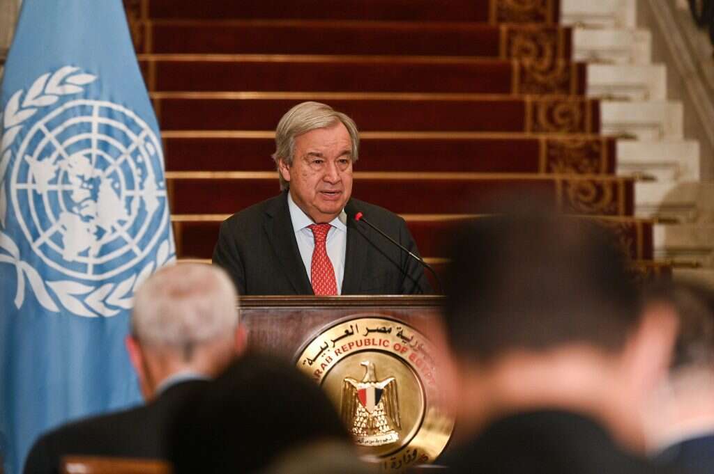 מזכ"ל האו"ם בועידה במצרים. | EPA
