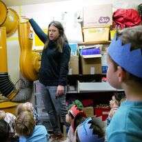 ארכיון: גן בקצרין מתרגל כניסה למרחב המוגן.