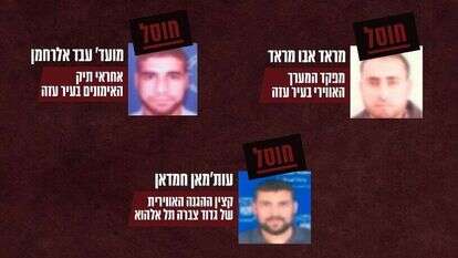 חלק מהבכירים שחוסלו. | דובר צה"ל