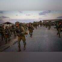 The spirit of 1948 endures. IDF soldiers in Be'eri. Photo by Chaim Goldberg/Flash90