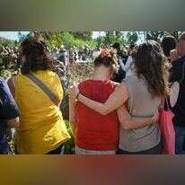 לווייה של שניים מחברי קיבוץ בארי, אילוסטרציה. | מיכאל גלעדי - פלאש 90