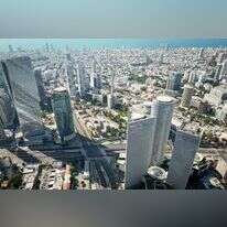 מגדלי עזריאלי בתל אביב. | עומר פישמן פלאש 90