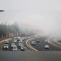 ערפל בכביש ראשי ליד נתניה. | פלאש90