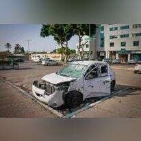 נזק בעיר שדרות לאחר פגיעת רקטה מעזה. | חיים גולדברג - פלאש 90