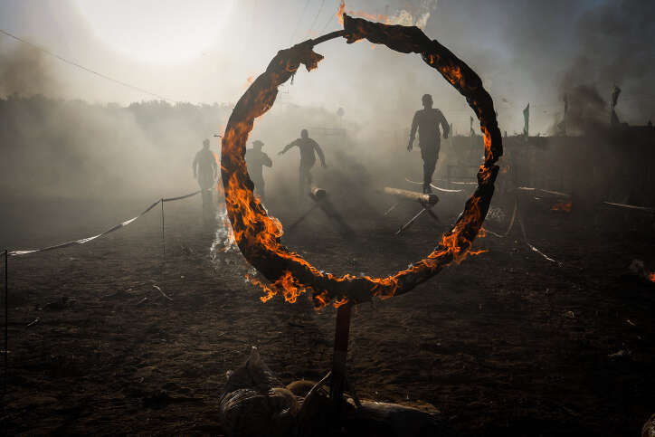 מחנה לצעירים של החמאס בחן יונס שמלמד לחימה. | עאבד רחים כתיב, פלאש 90 מחנה לצעירים של החמאס בחן יונס שמלמד לחימה. | עאבד רחים כתיב, פלאש 90