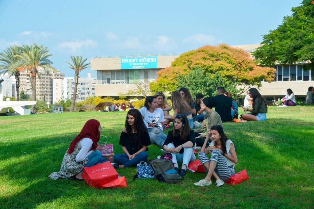 סטודנטים בקמפוס, אילוסטרציה. | פלאש 90