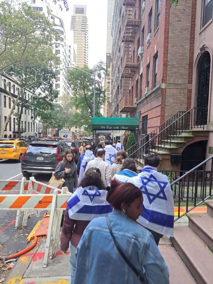 עצרת תמיכה בישראל בניו יורק