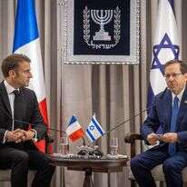 עמנואל מקרון והנשיא הרצוג. | אורן בן חקון, פלאש 90