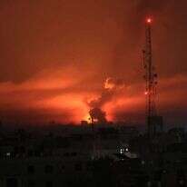 עזה אחרי תקיפה ישראלית. | AFP