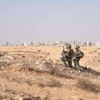 חיילים באימונים לקראת כניסה קרקעית לרצועת עזה. | דובר צה"ל