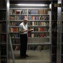 הספריה הלאומית במשכנה הישן. | יעקב נחומי, פלאש 90