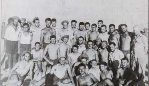 אנשי גוש עציון במחנה השבויים בירדן