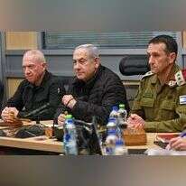 ראש הממשלה, שר הביטחון והרמטכ"ל בהצהרה משותפת. | קובי גדעון, לע"מ