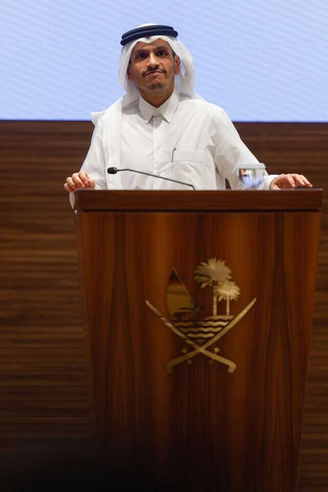 מוחמד בן־עבד א־רחמן בן־ג'אסם אל־ת'אני. | איי.אף.פי