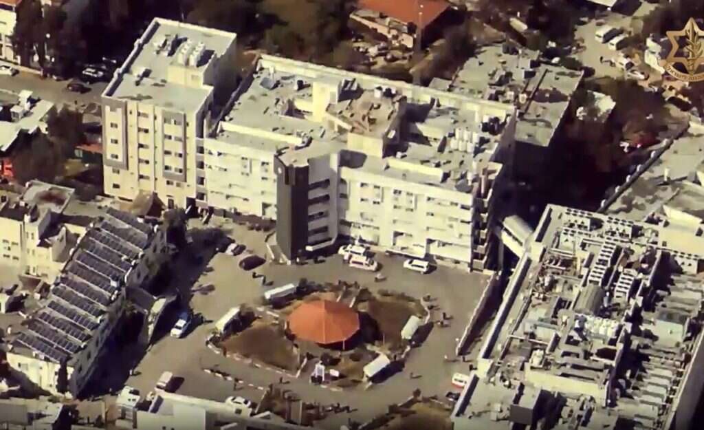 בית החולים שיפאא' בעזה. | מתוך סרטון של דובר צה"ל