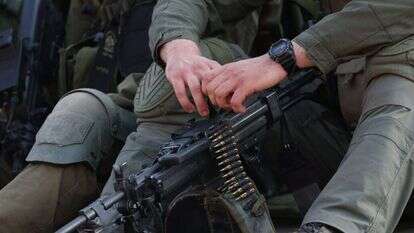 חייל צה"ל בשטחי כינוס. | EPA