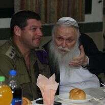 הרב דרוקמן ז"ל ועופר וינטר. | גלעד יהלומי