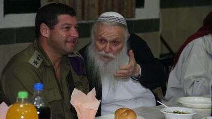 הרב דרוקמן ז"ל ועופר וינטר. | גלעד יהלומי