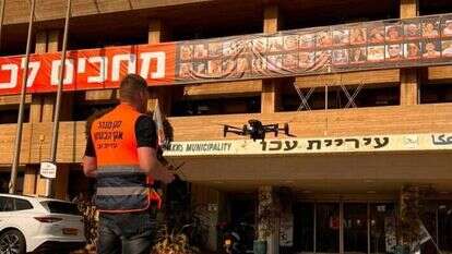 הפעלת רחפן בעכו- דוברות עיריית עכו