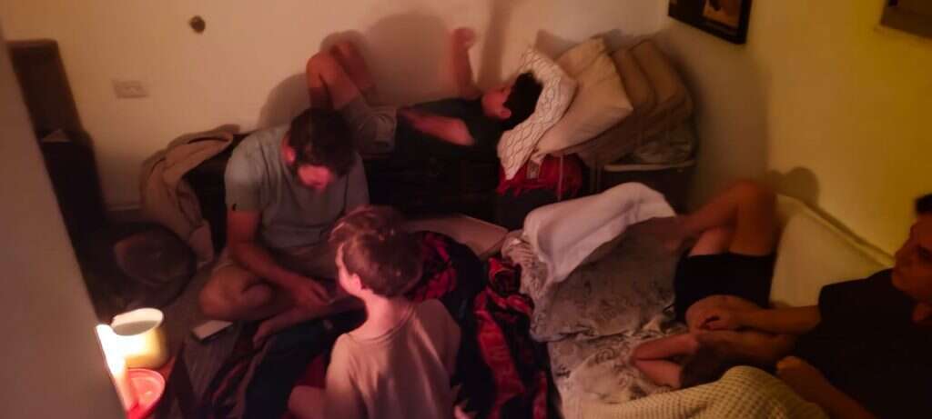 בממד. 5 שעות אל תוך האירוע. | באדיבות הכותבת