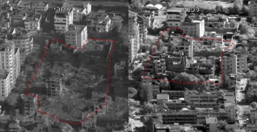 עזה לפני ואחרי