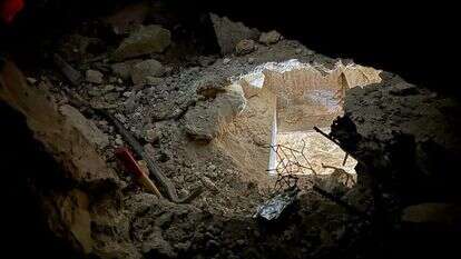 השמדת פיר על ידי כוח צה"ל. | - דובר צה"ל