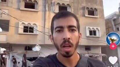 מסך מתוך חשבון הטיקטוק של סאלח אל-ג'פרוואי