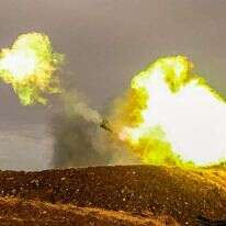 ירי ארטילרי של צה"ל ללבנון. | אייל מרגולין, פלאש 90