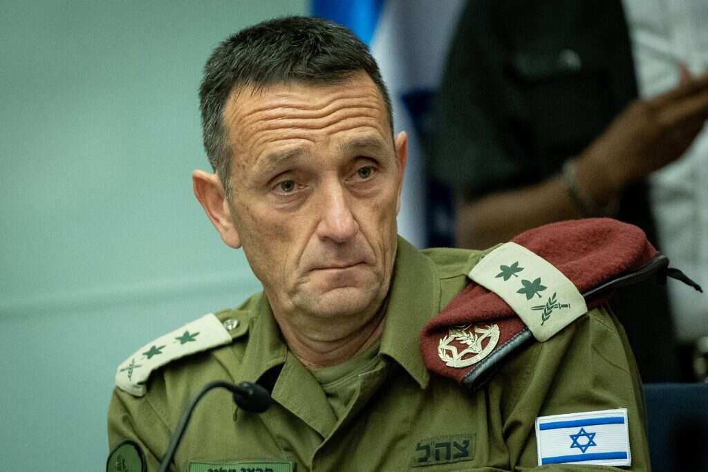 הרמטכ"ל הרצי הלוי. | יונתן זינדל, פלאש 90