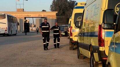 מצרים במעבר רפיח. | EPA